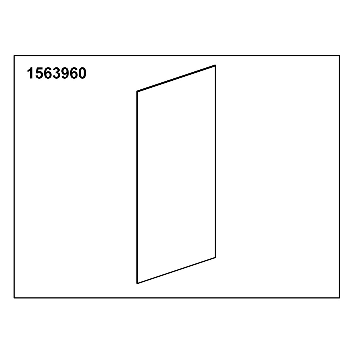 Kohler Genuine Parts OPP 10''X26'' DORR ASSM