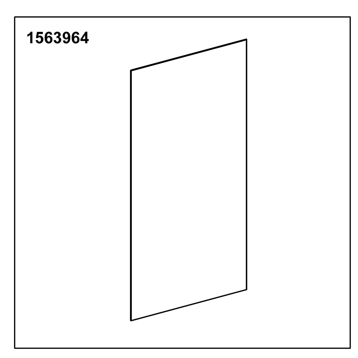Kohler Genuine Parts GOOD 15''X36'' DOOR ASSM