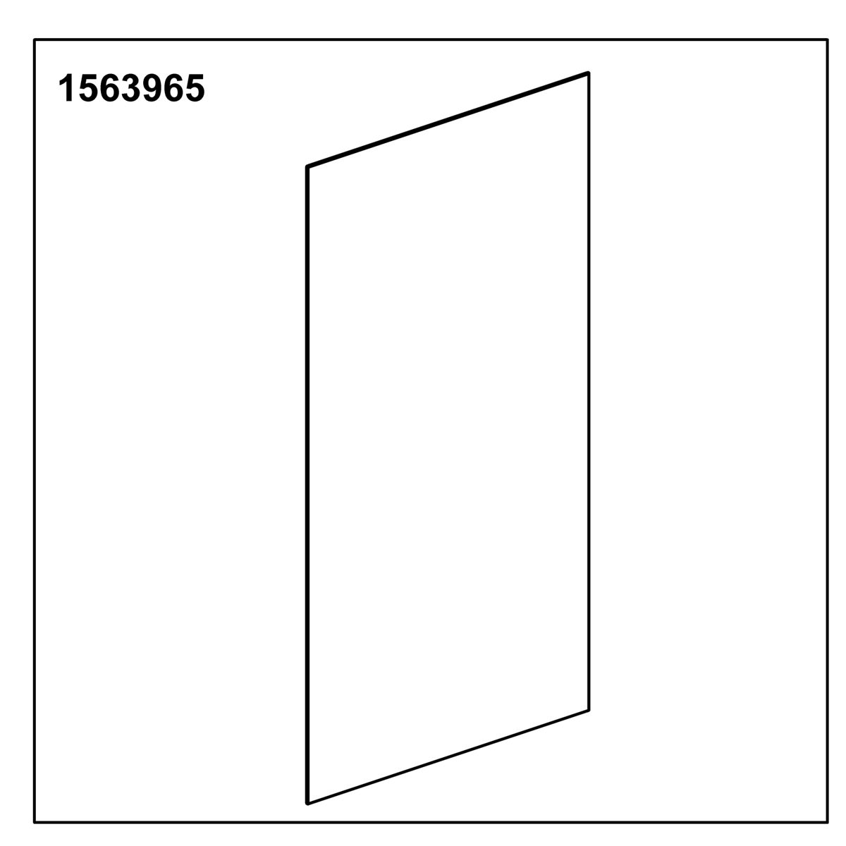 Kohler Genuine Parts GOOD 20''X36'' DOOR ASSM