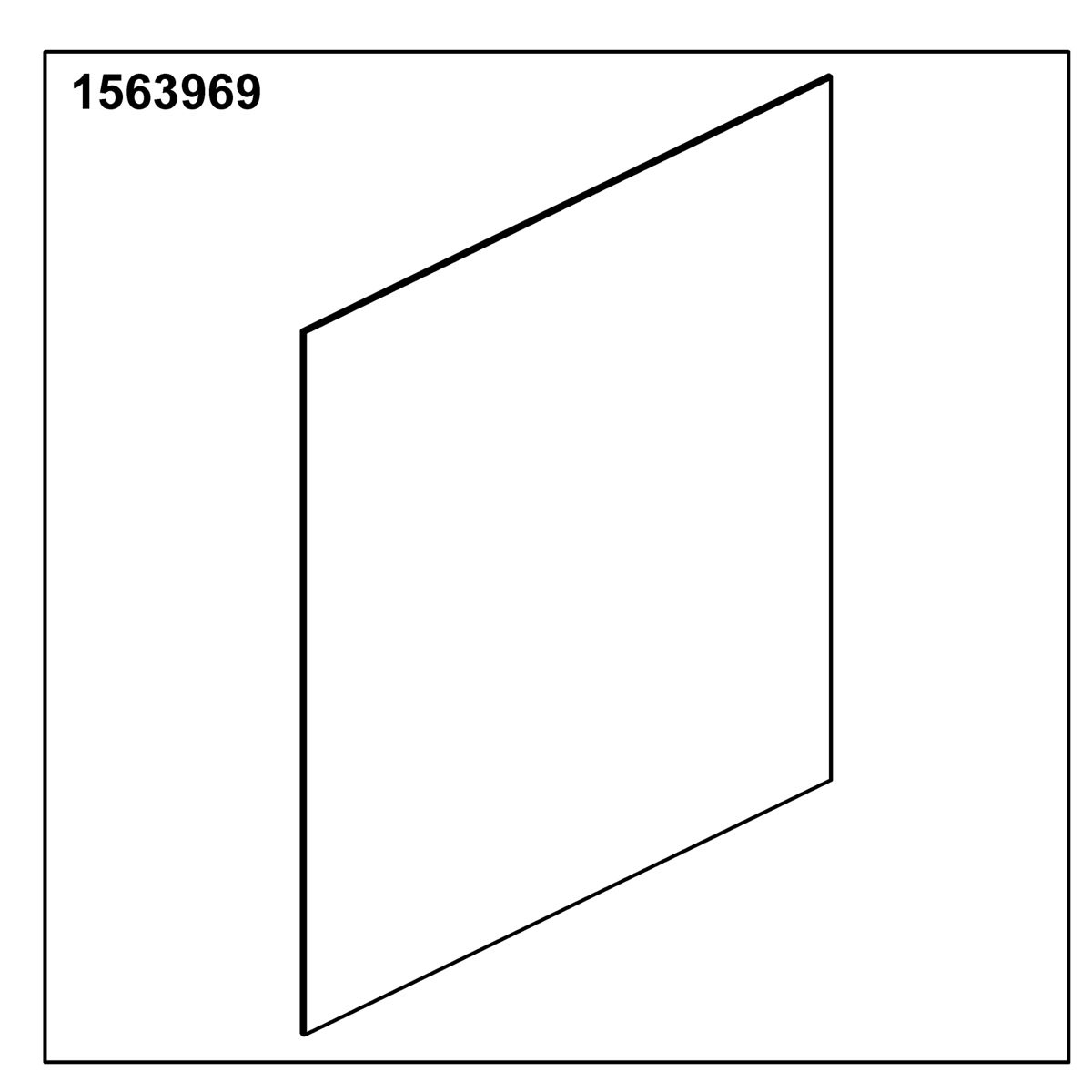 Kohler Genuine Parts OPP 16''X20'' DOOR ASSM