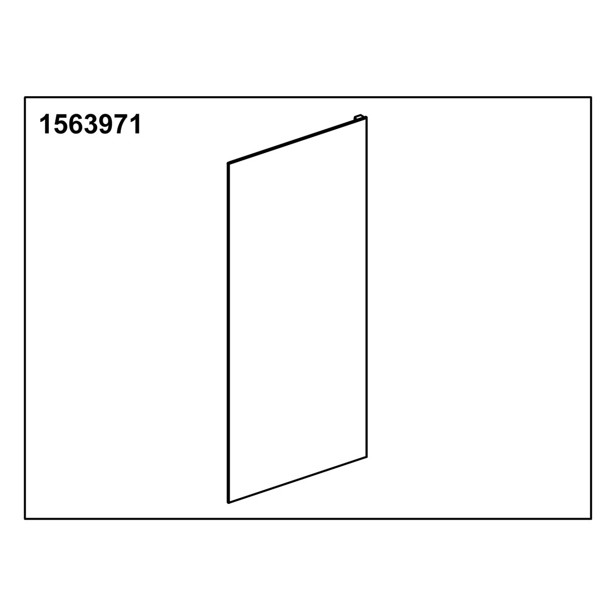 Kohler Genuine Parts GOOD 15''X26'' DOOR ASSM