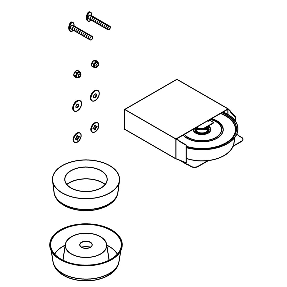Kohler Genuine Parts Jumbo WAX Ring/hardware KIT