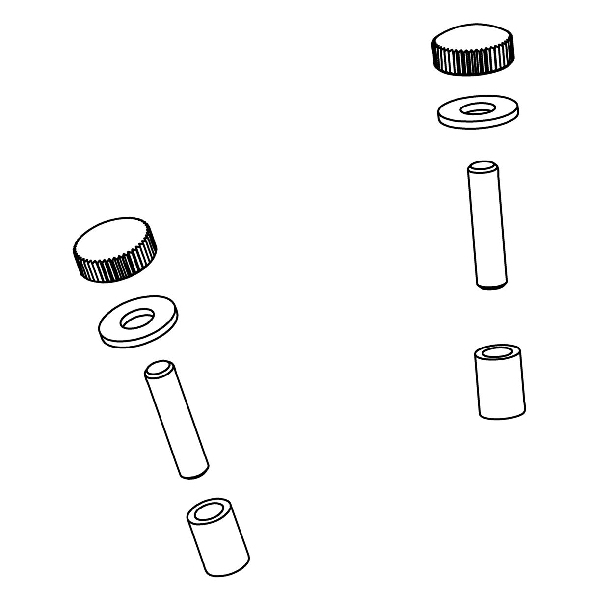 Post and Nuts Kit