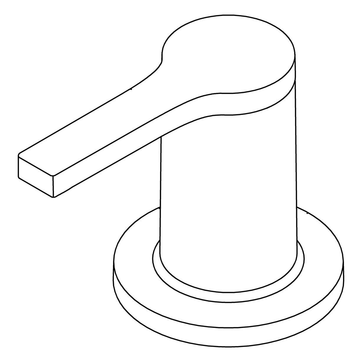 Kohler Genuine Parts Handle Assembly - Vibrant Brushed Nickel