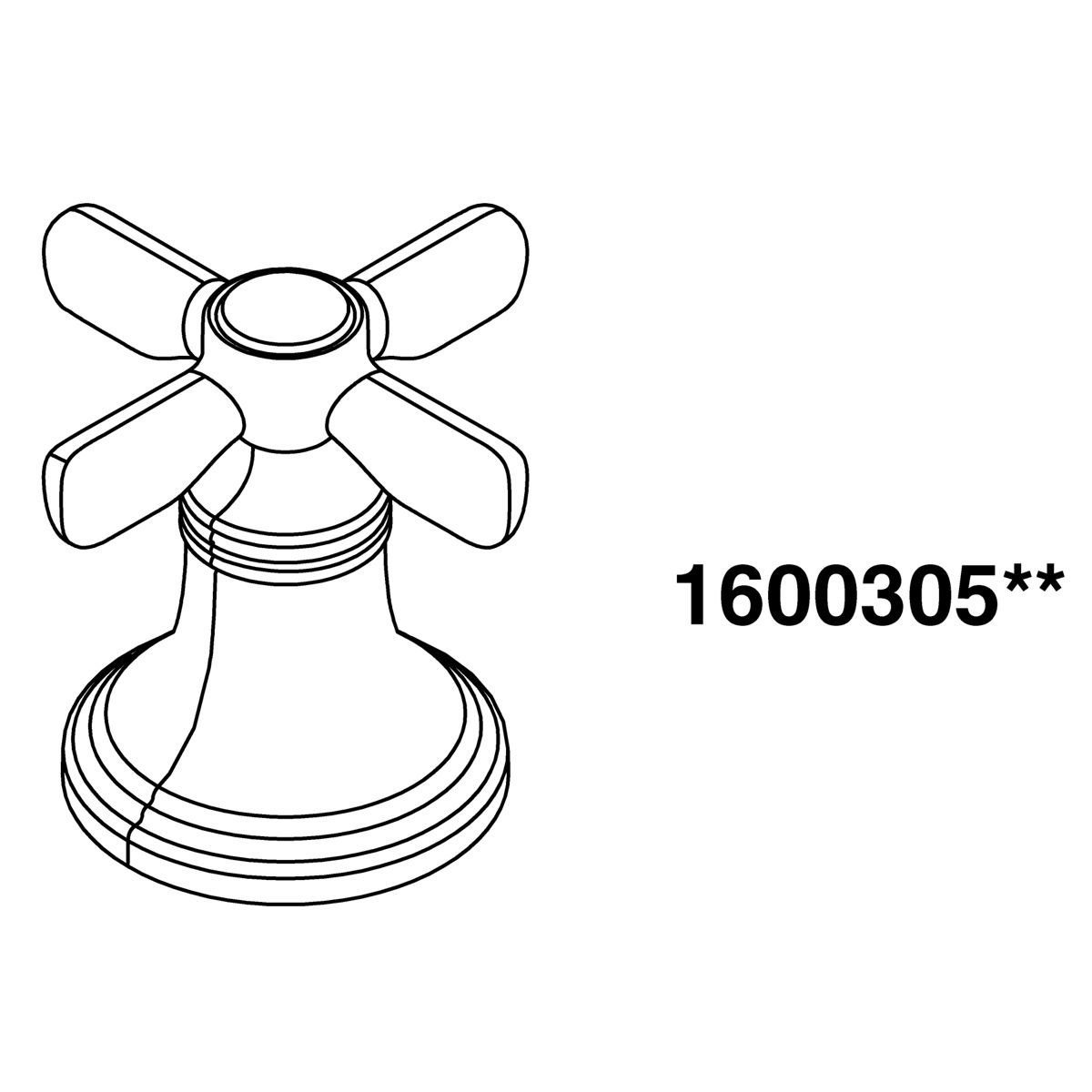 koh　1206060 Cross Handle Service Kit | K-1600305 | KOHLER