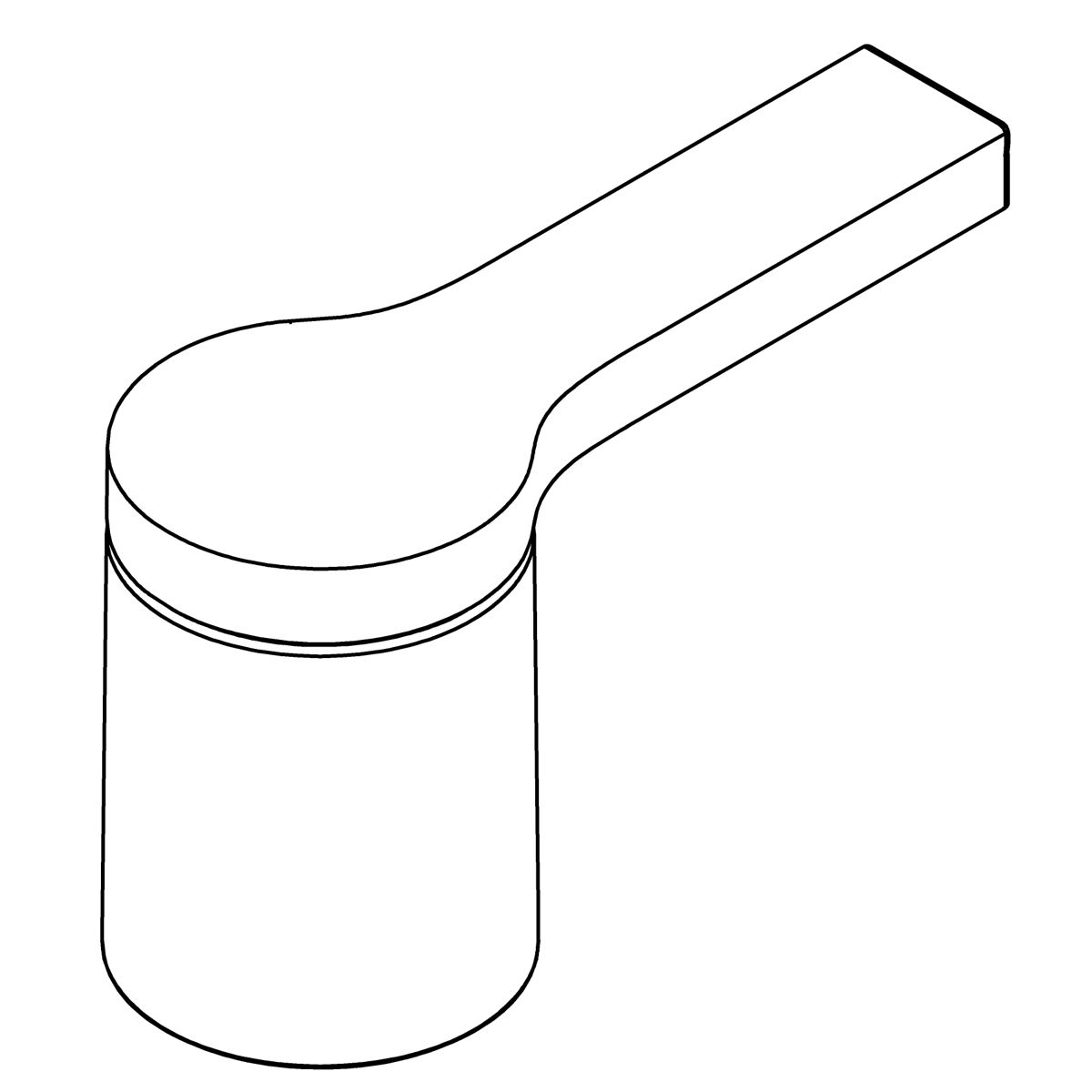 Kohler Genuine Parts Handle Assembly, CS - Matte Black