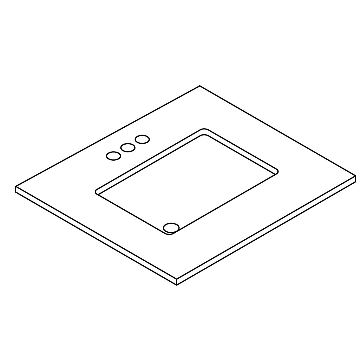 3/4 view of product
