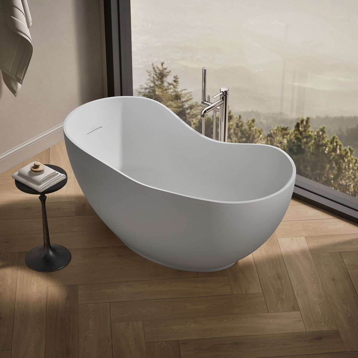 Products in use in close room view