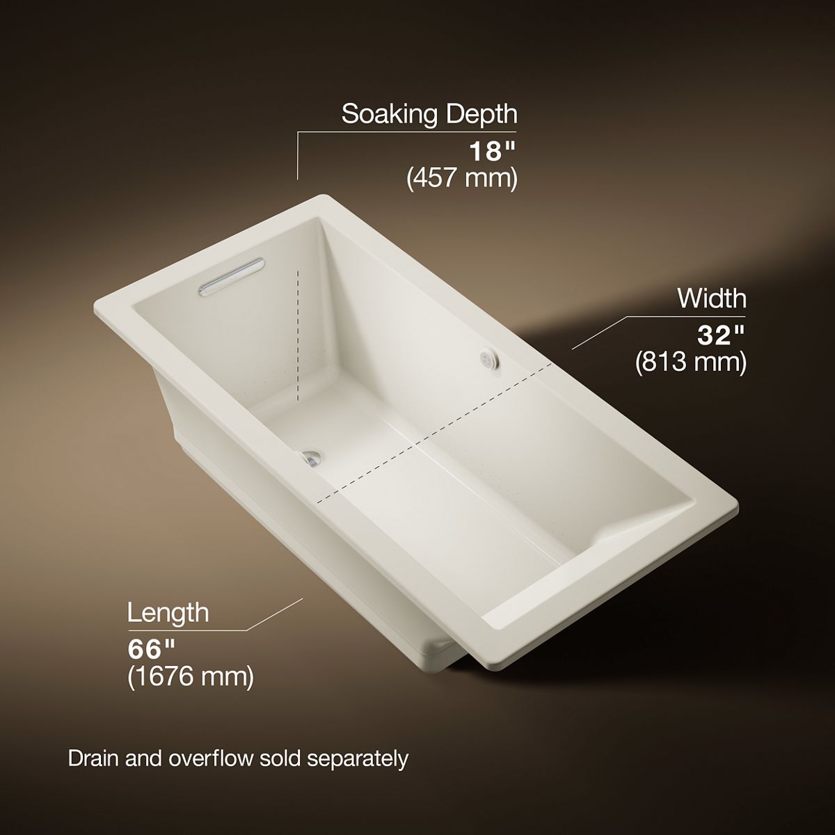 KOHLER | K-1822-GHW | Underscore 66