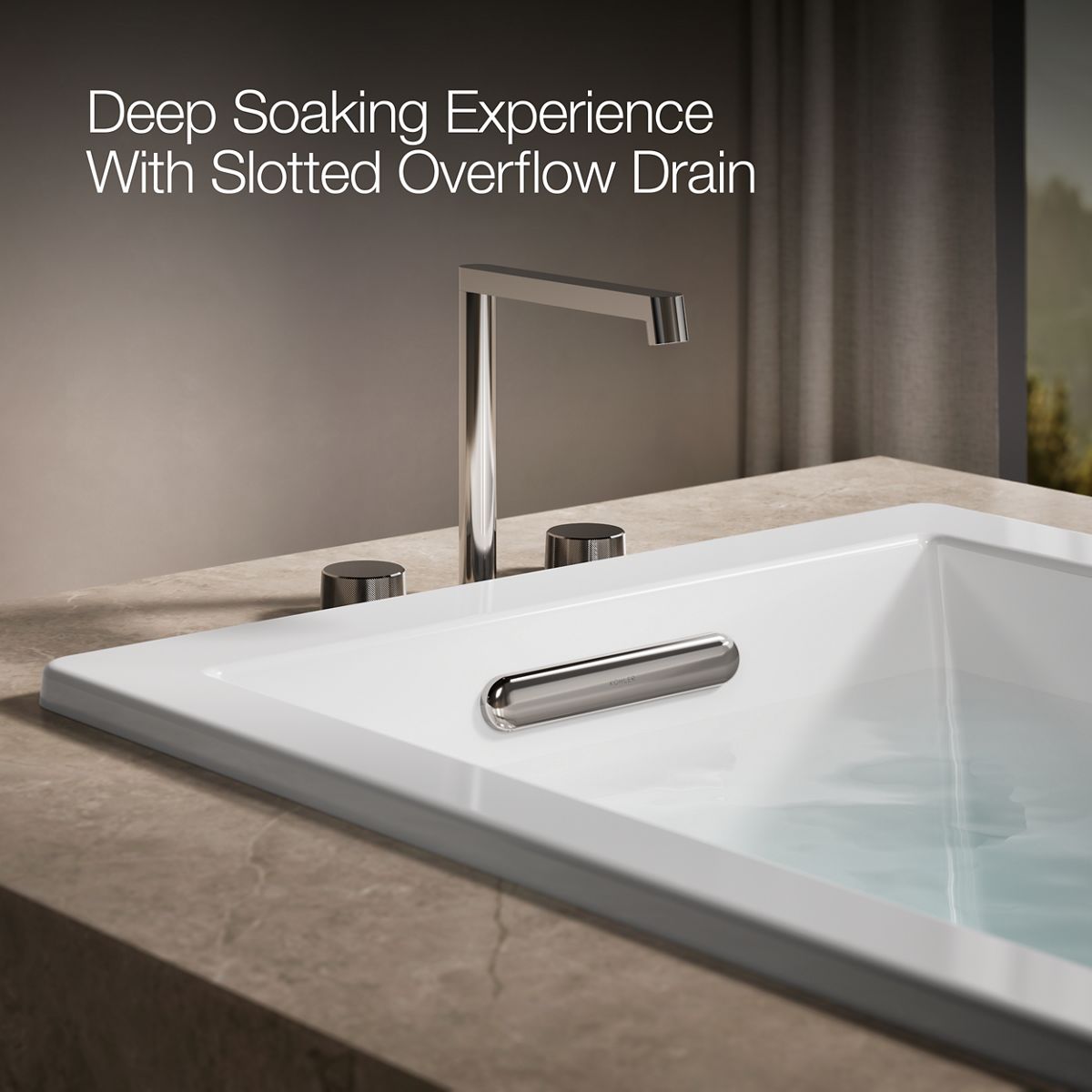 KOHLER| K-1822-JH | Underscore Heated Whirlpool Bath