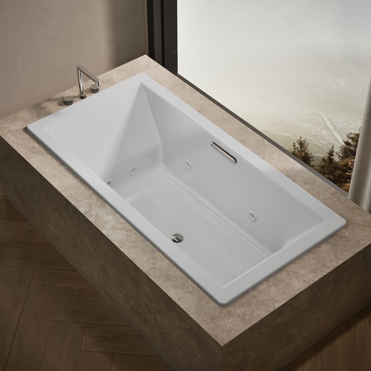 Products in use in close room view