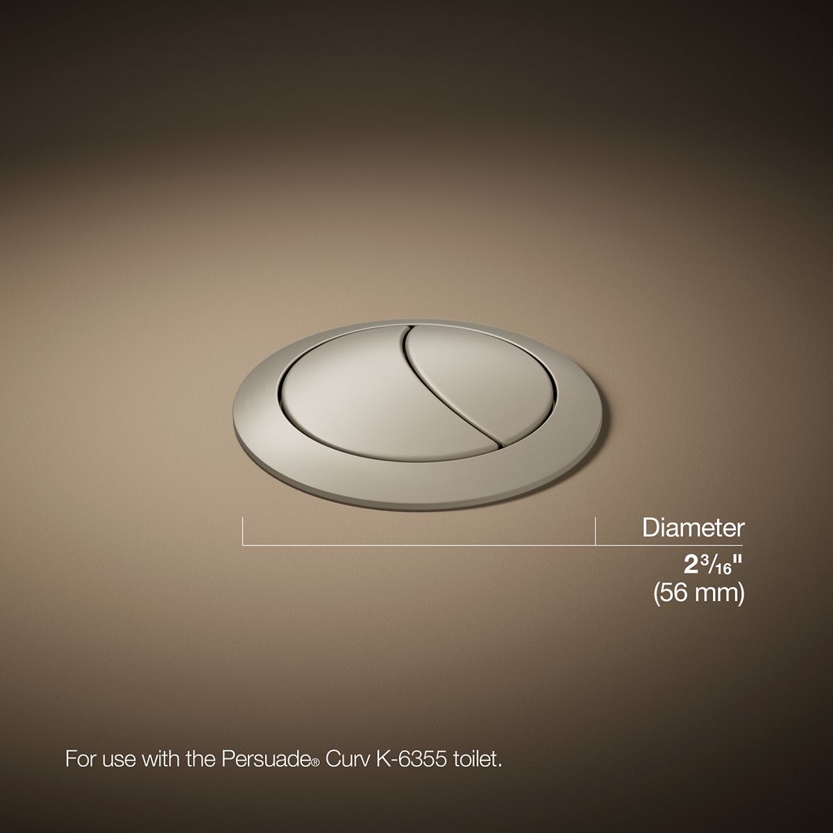 3/4 view of product with dimensions