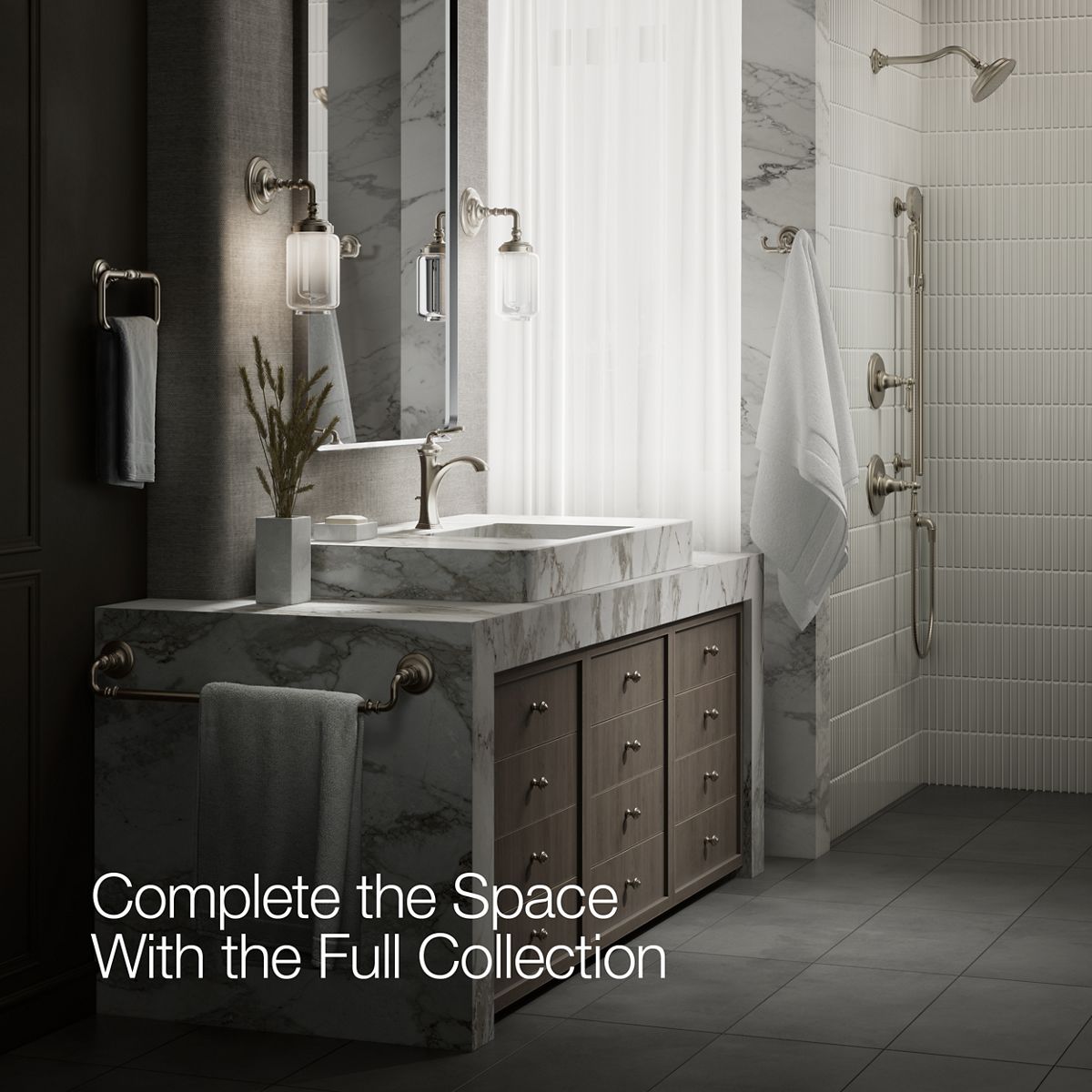 KOHLER | K-193-4 | Devonshire Single-Handle Bathroom Sink Faucet