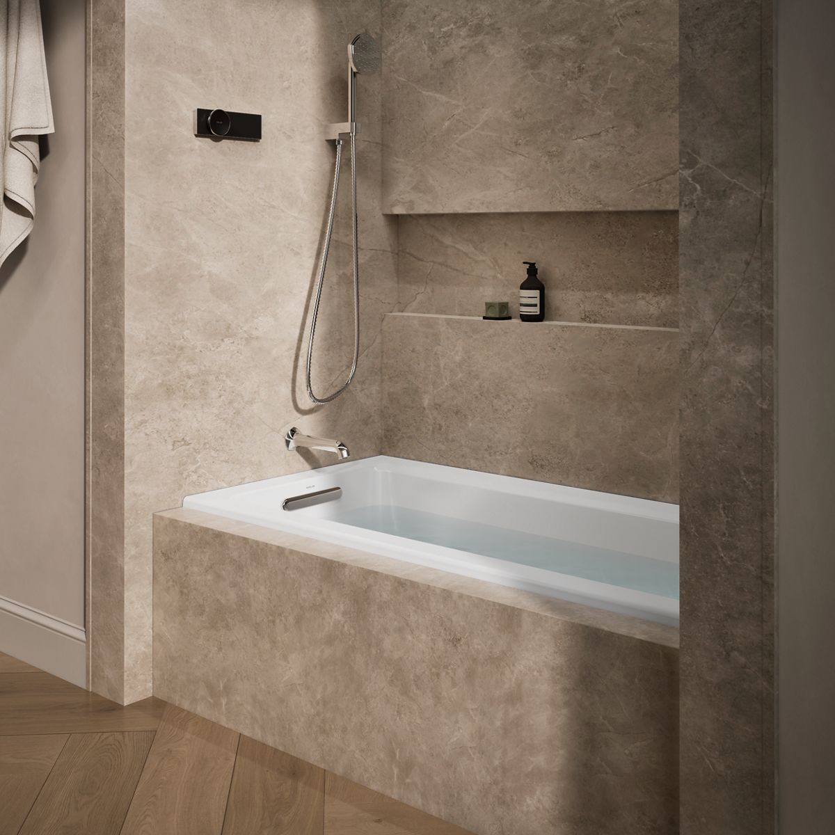 Products in use in close room view
