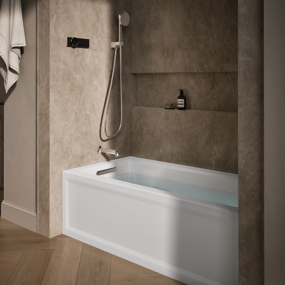 Products in use in close room view