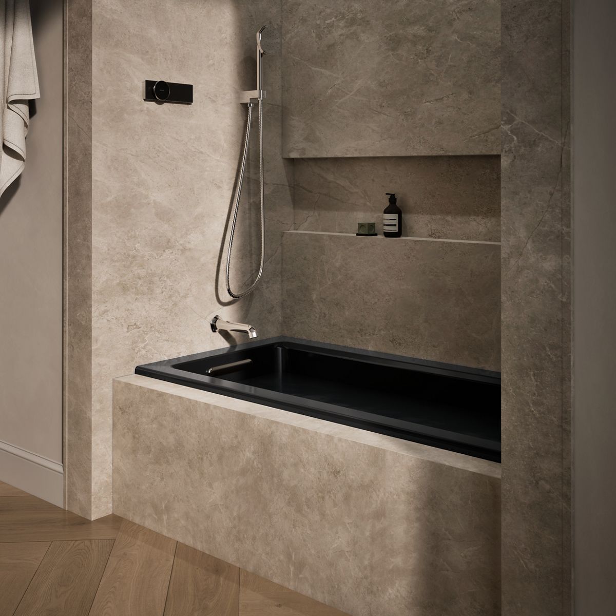 Products in use in close room view