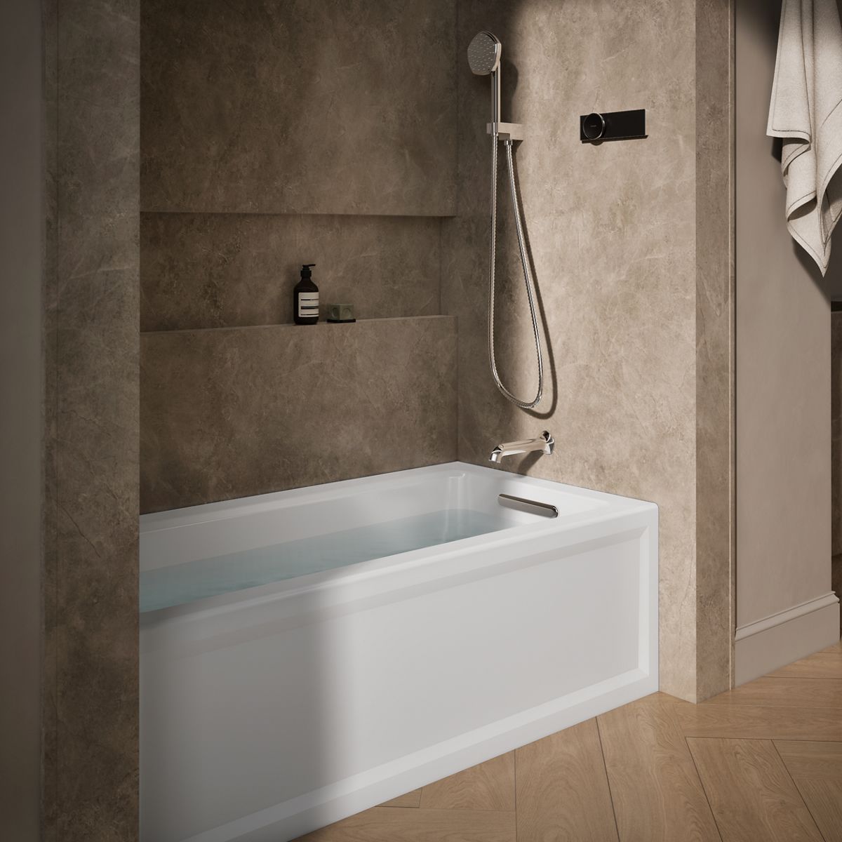 Products in use in close room view