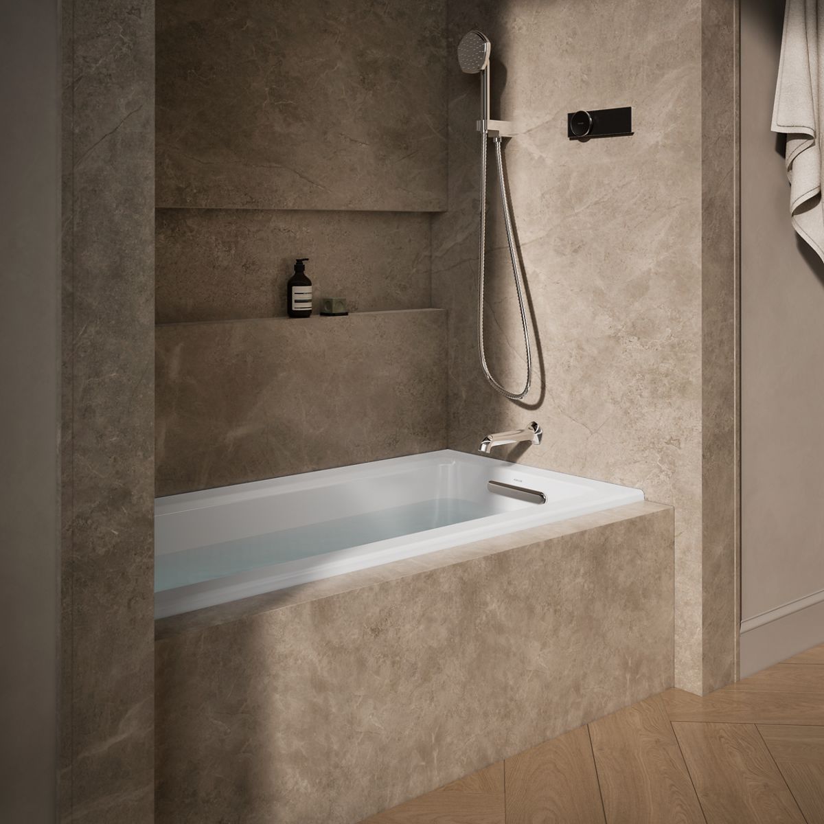 Products in use in close room view