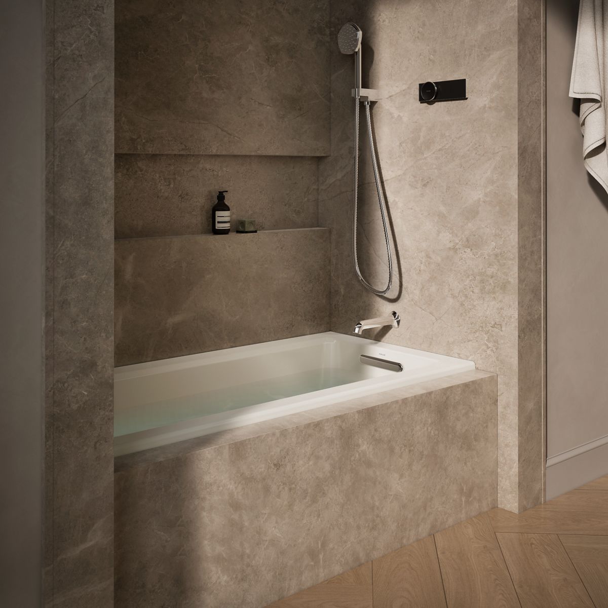 Products in use in close room view