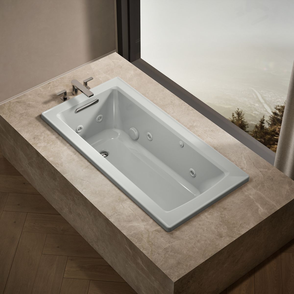 Products in use in close room view