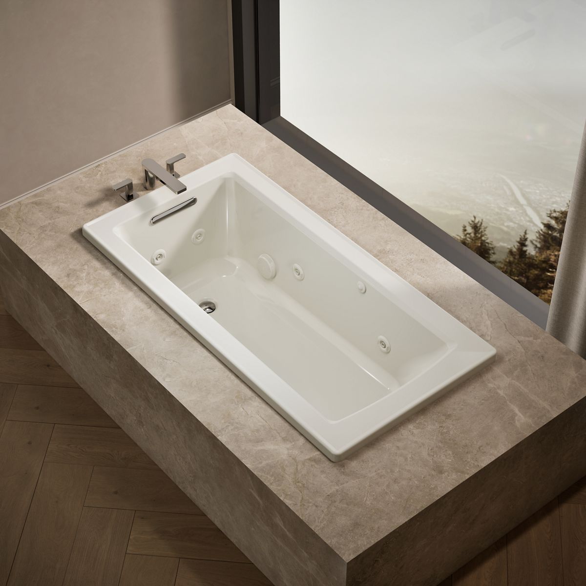 Products in use in close room view