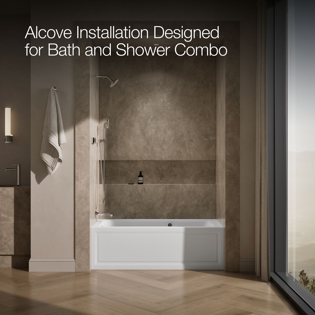 image focused on single product story, angled front view, not straight-on, 1-point perspective