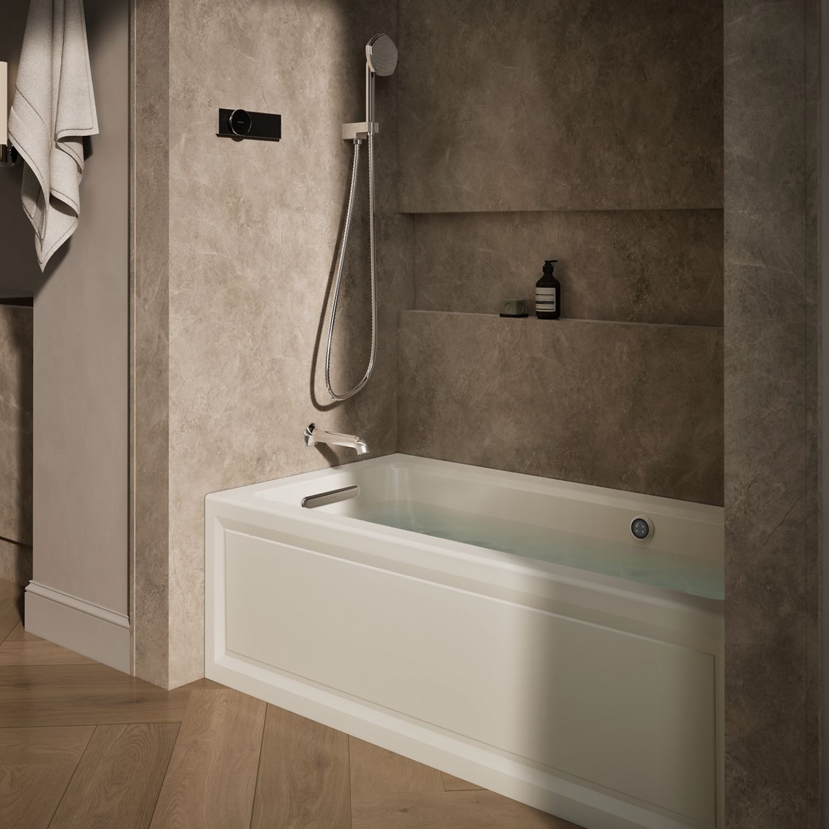 Products in use in close room view