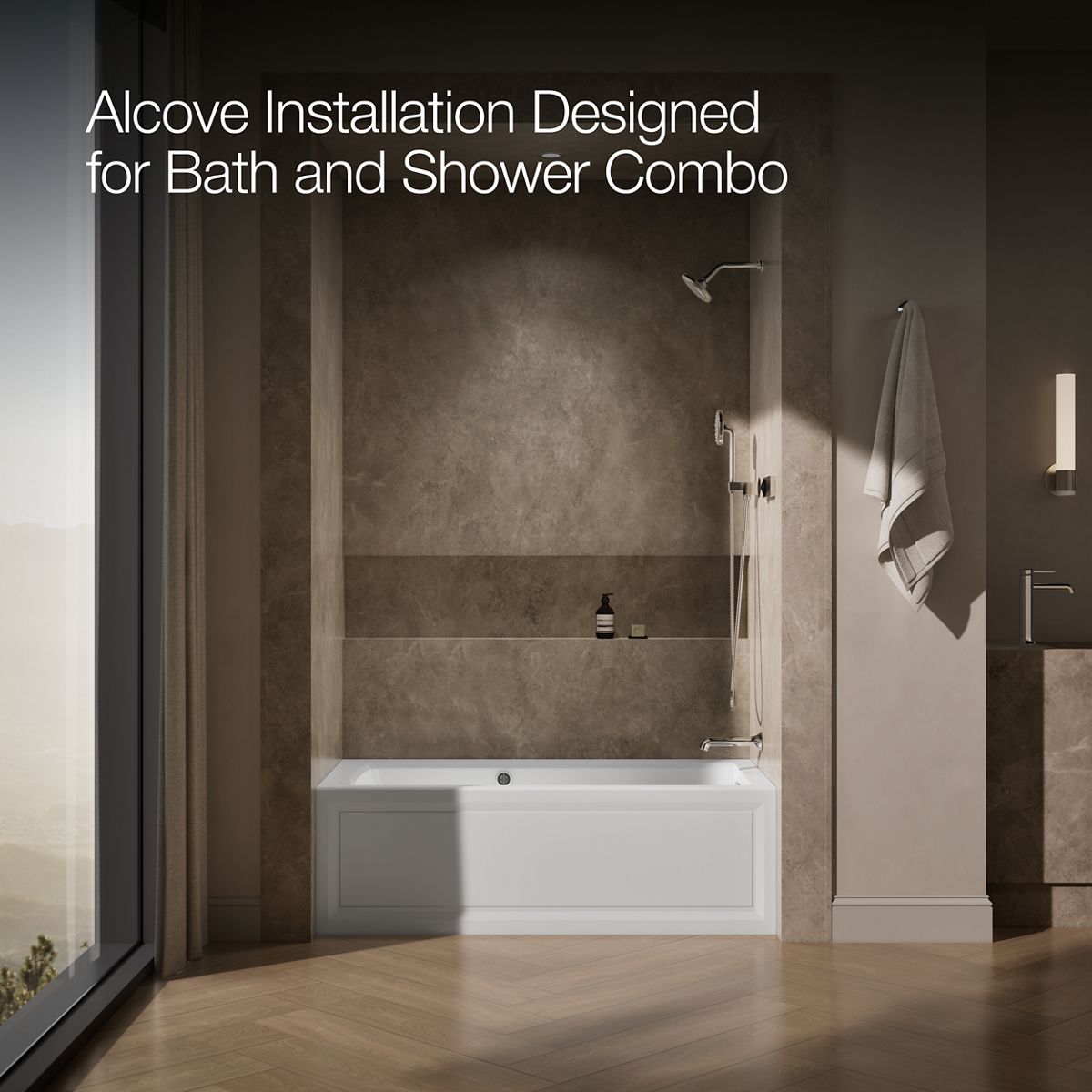 image focused on single product story, angled front view, not straight-on, 1-point perspective