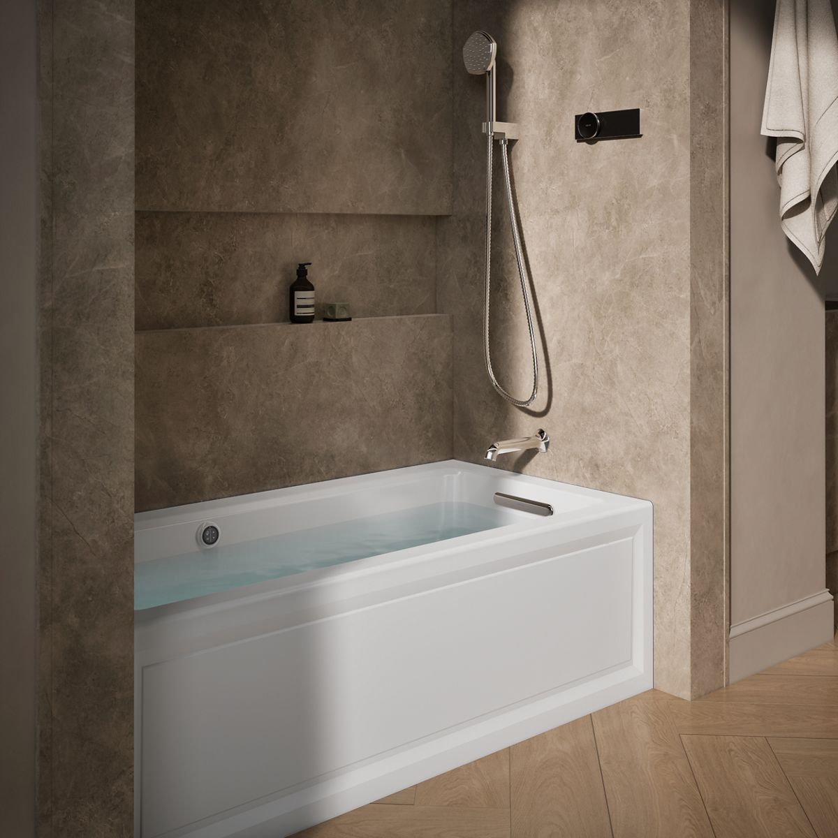 Products in use in close room view