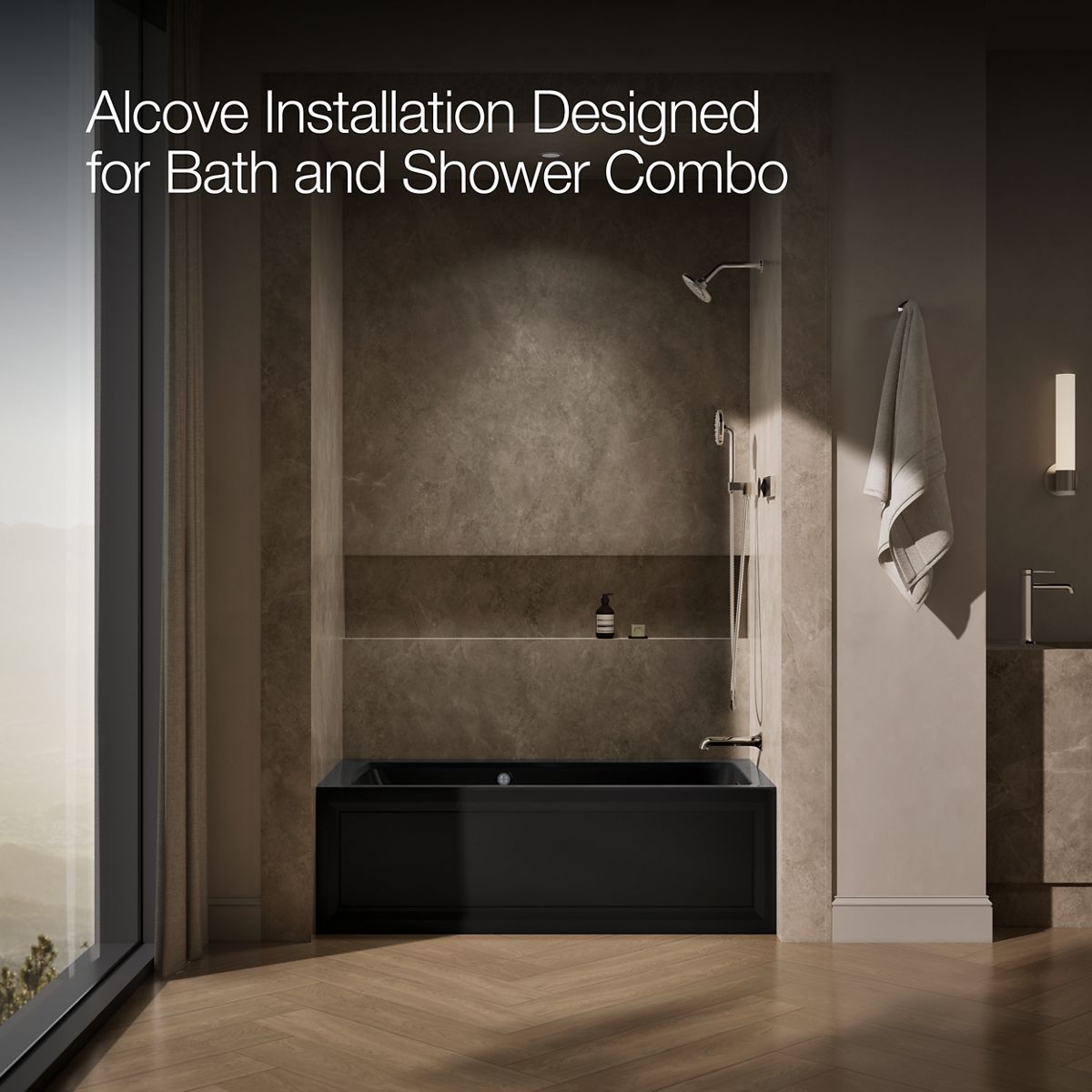 image focused on single product story, angled front view, not straight-on, 1-point perspective