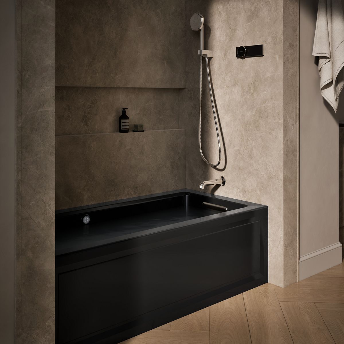 Products in use in close room view