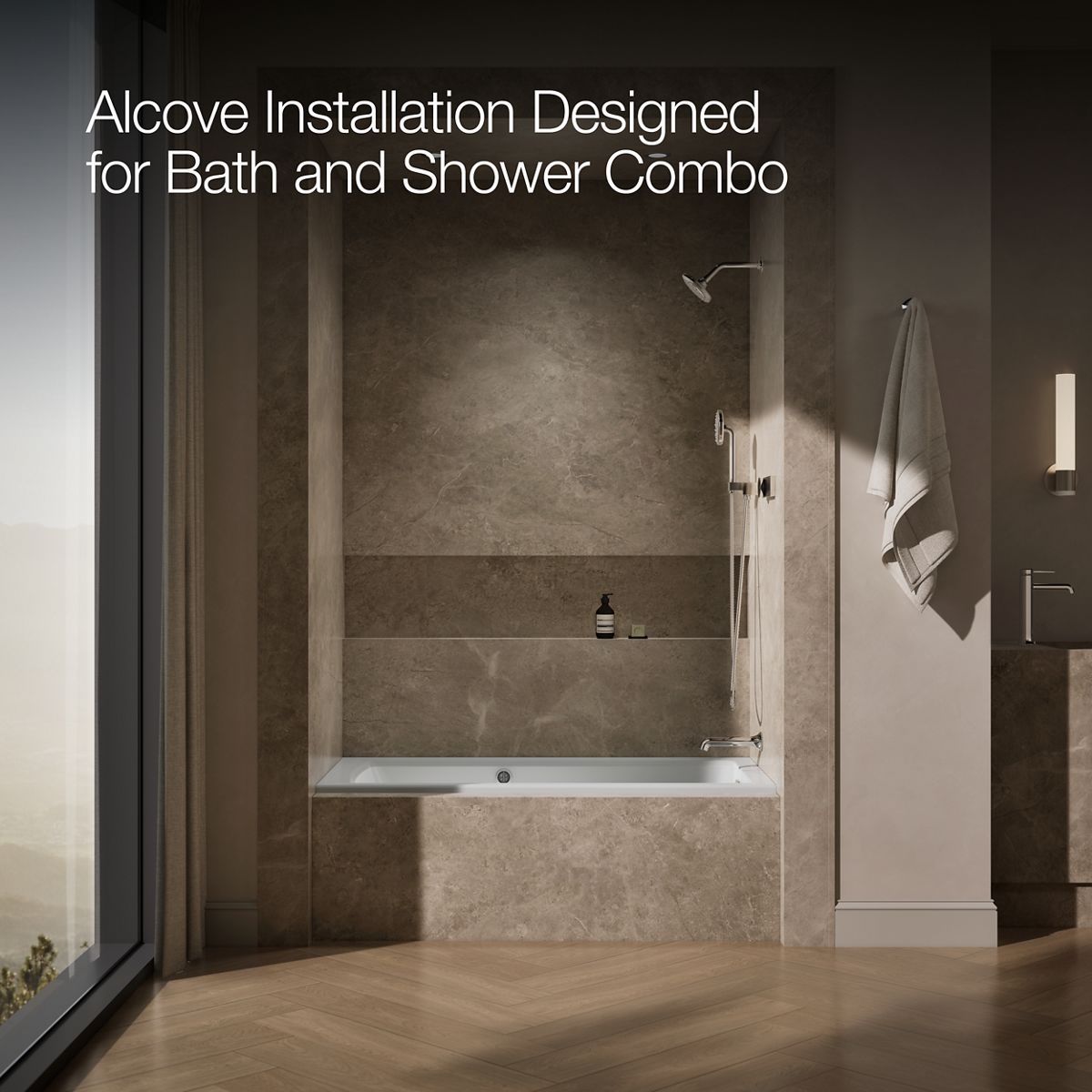 image focused on single product story, angled front view, not straight-on, 1-point perspective
