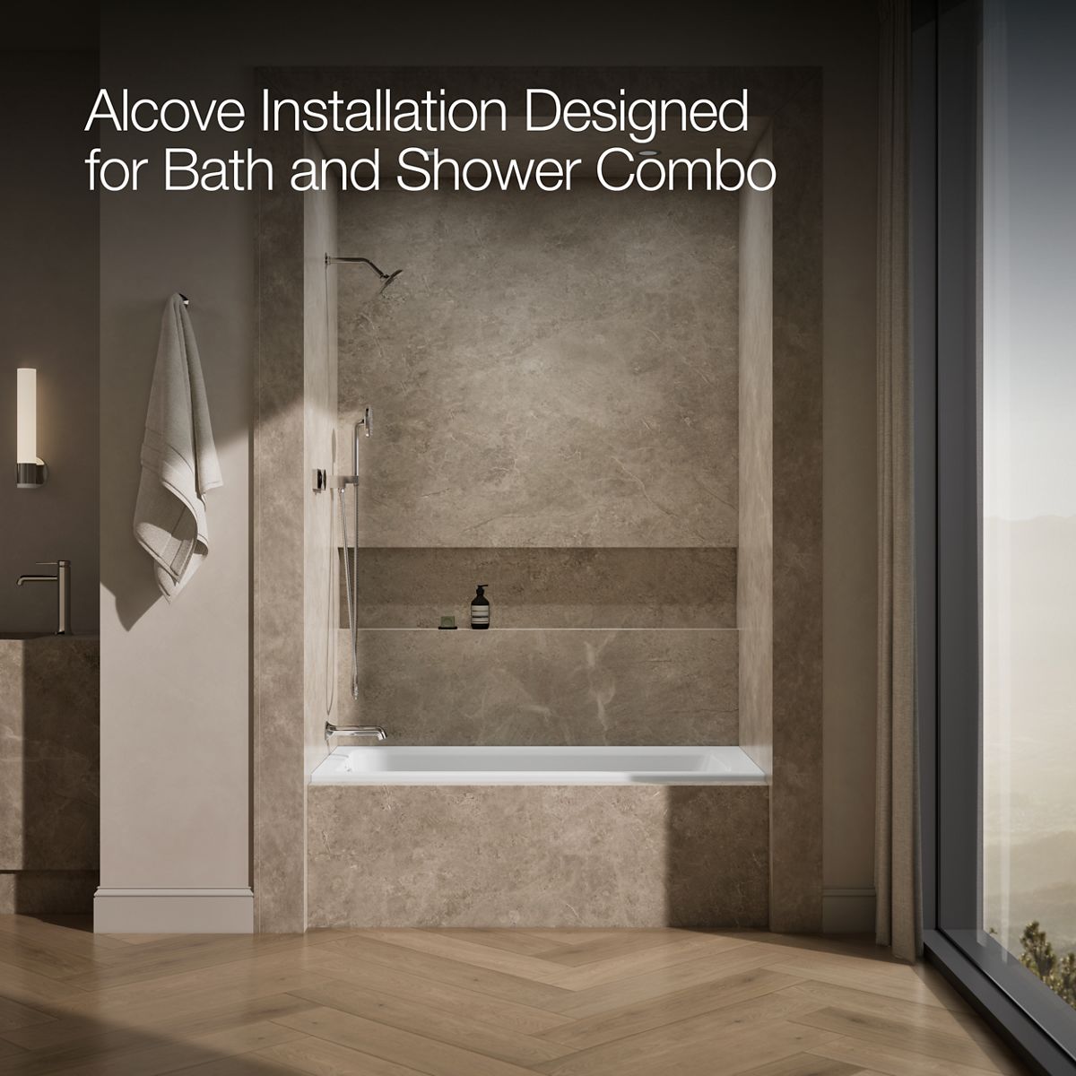 image focused on single product story, angled front view, not straight-on, 1-point perspective