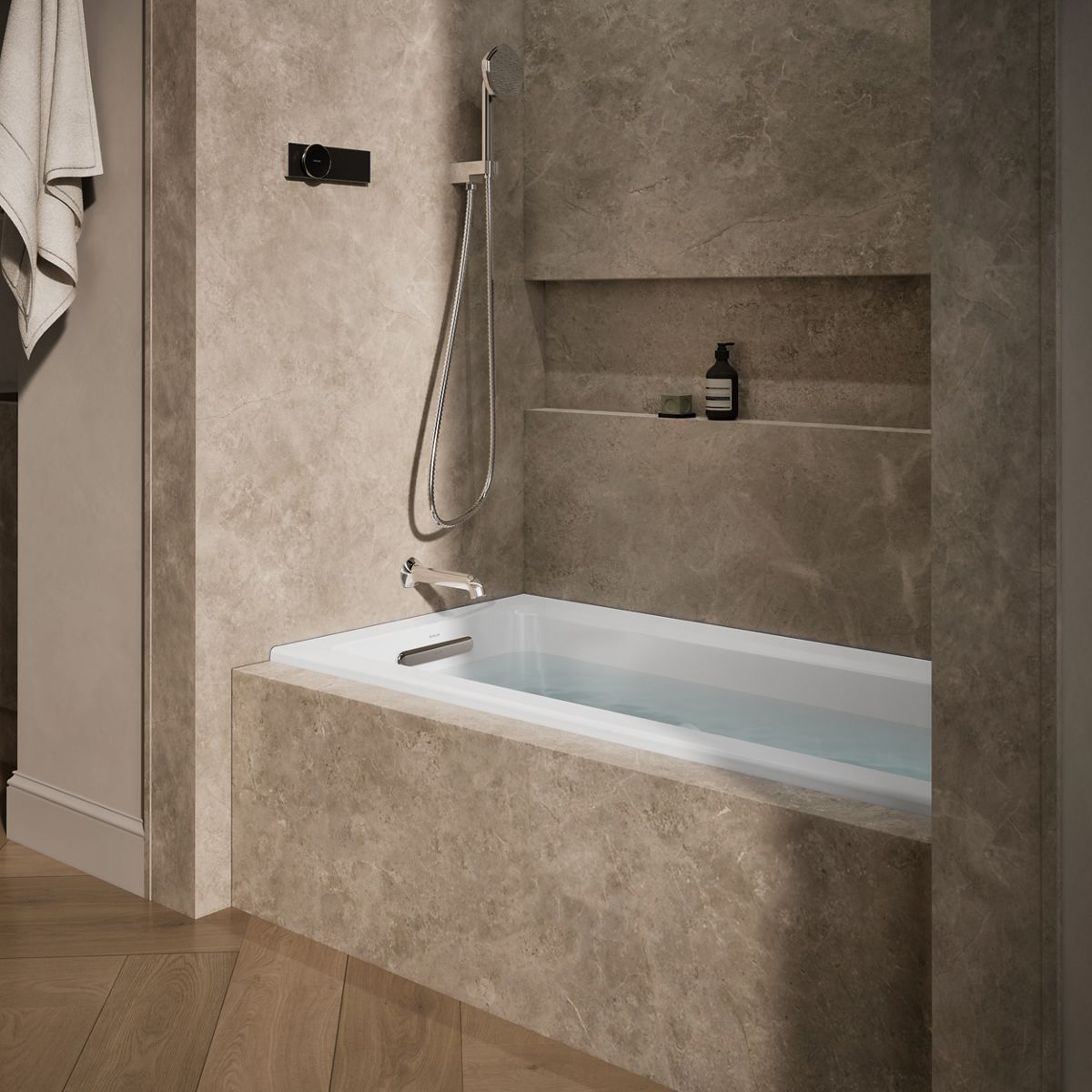 Products in use in close room view