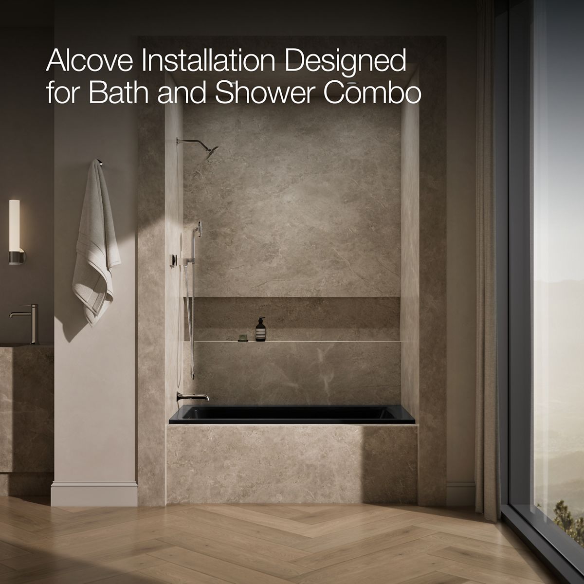 image focused on single product story, angled front view, not straight-on, 1-point perspective