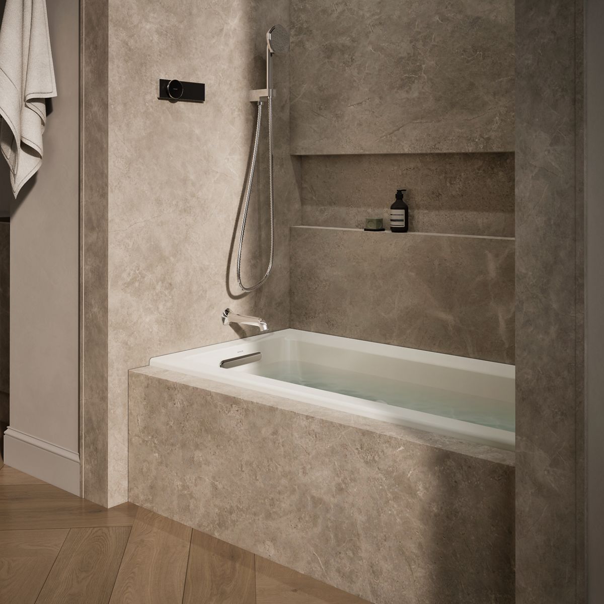 Products in use in close room view