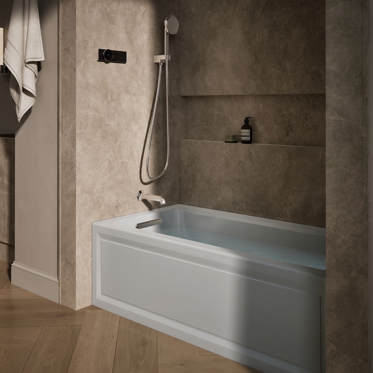 Products in use in close room view