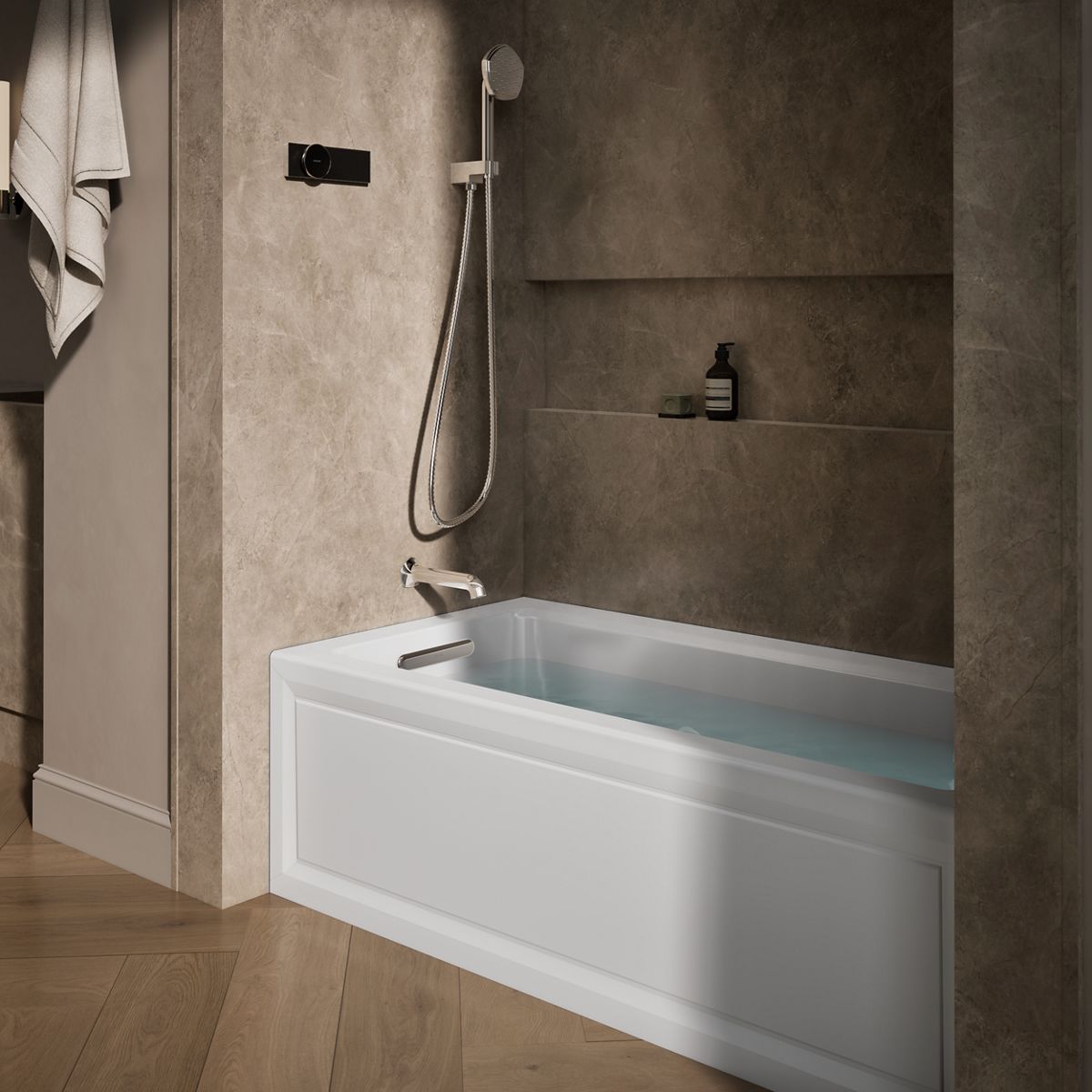 Products in use in close room view