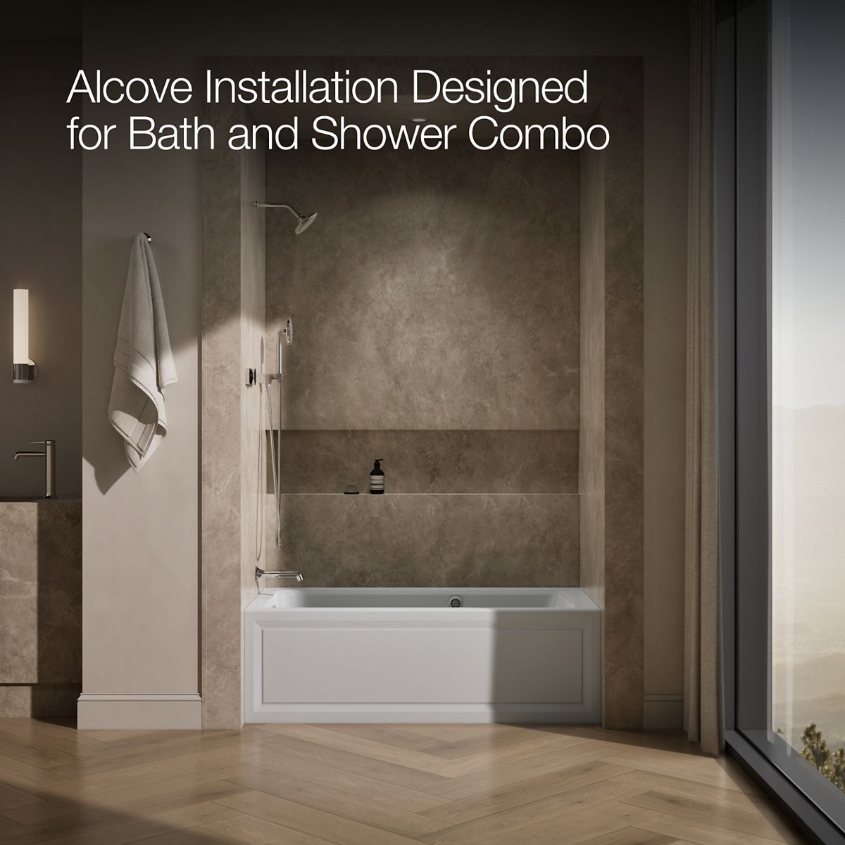 image focused on single product story, angled front view, not straight-on, 1-point perspective