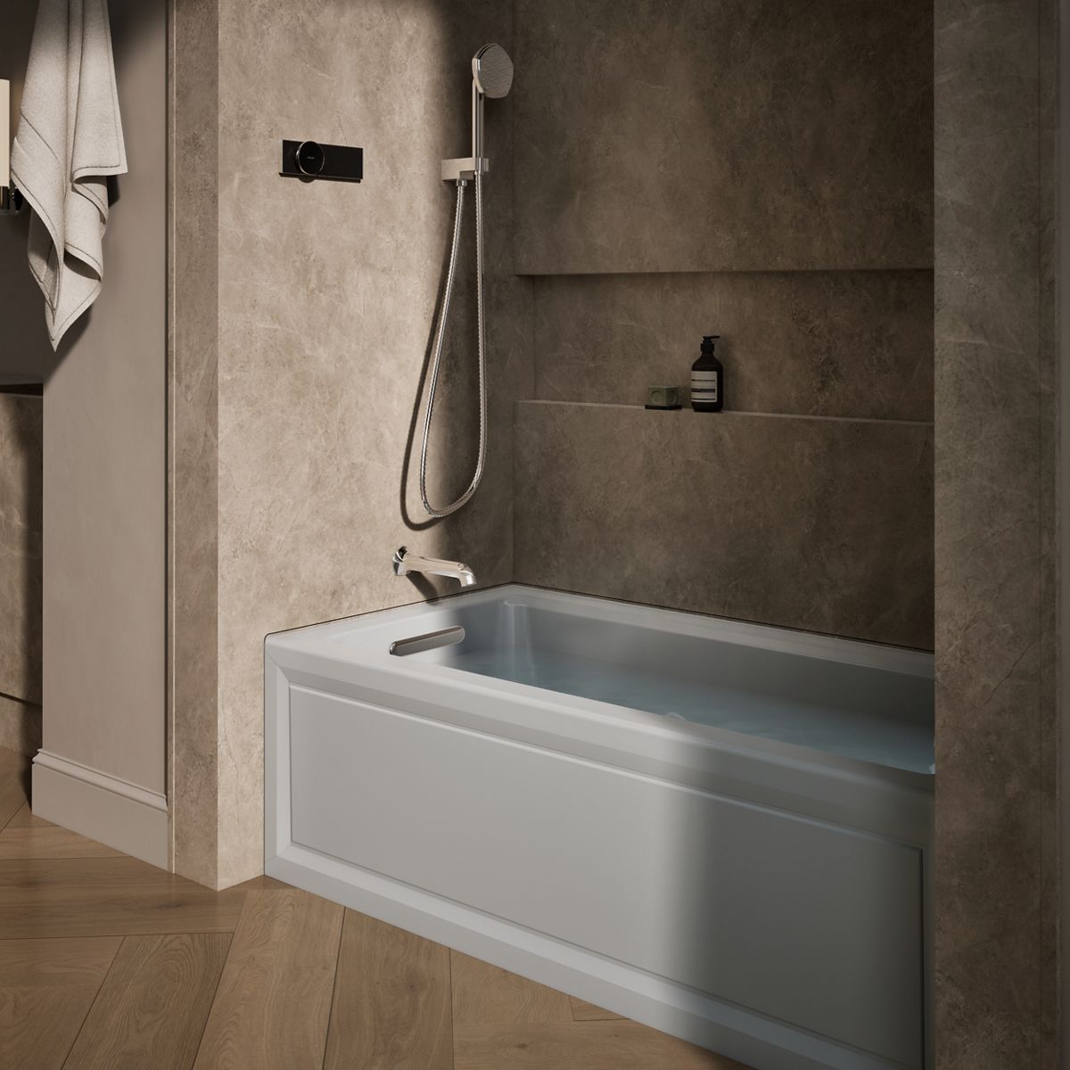 Products in use in close room view