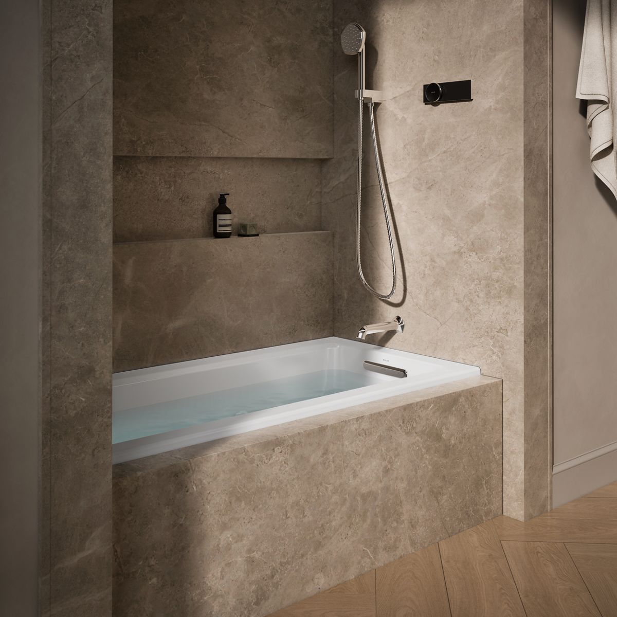 Products in use in close room view