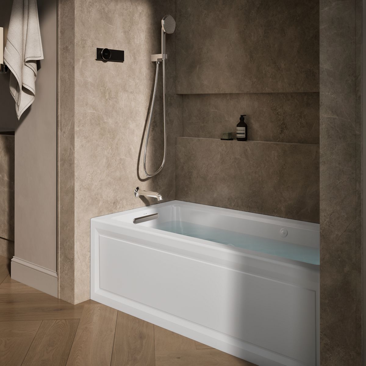 Products in use in close room view