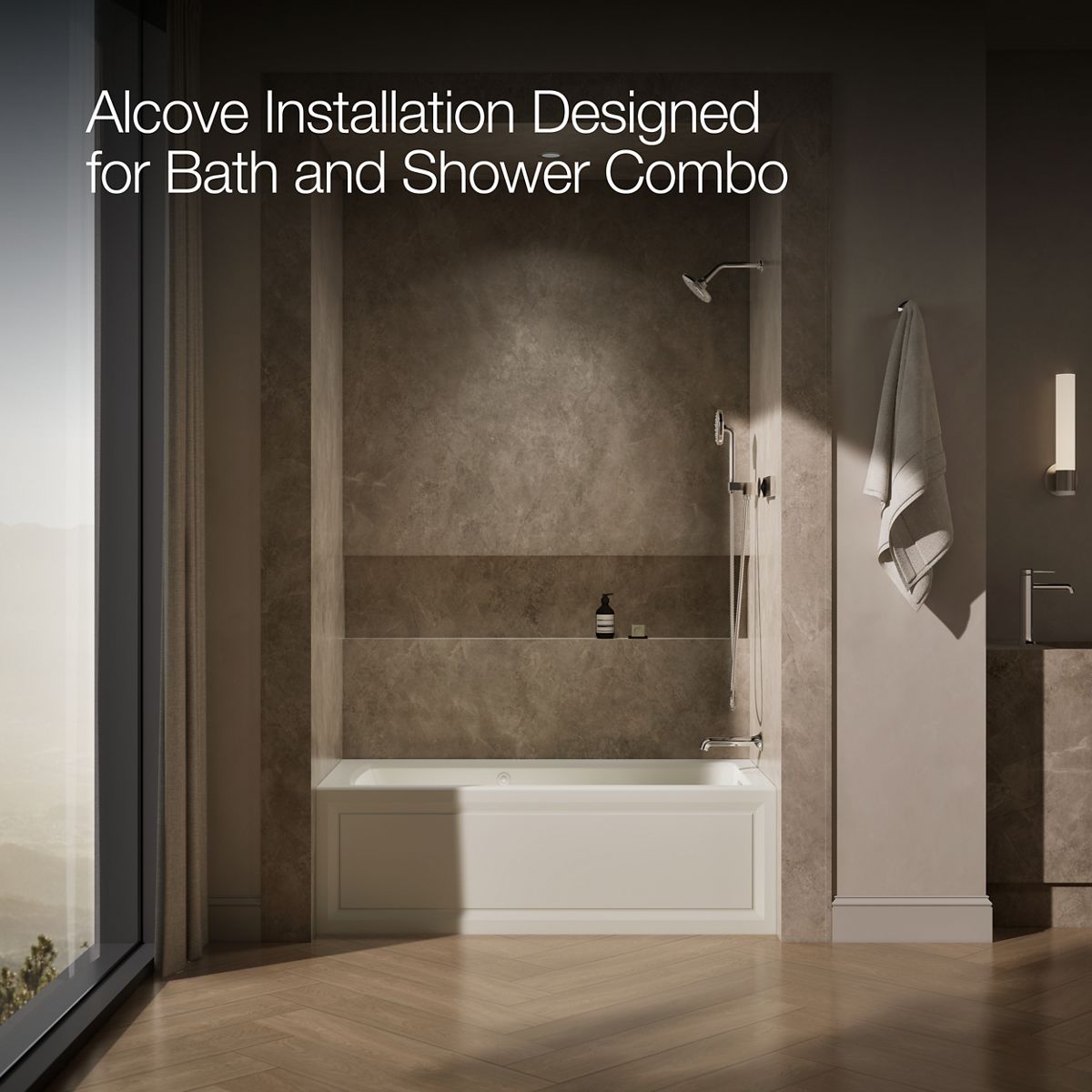 image focused on single product story, angled front view, not straight-on, 1-point perspective