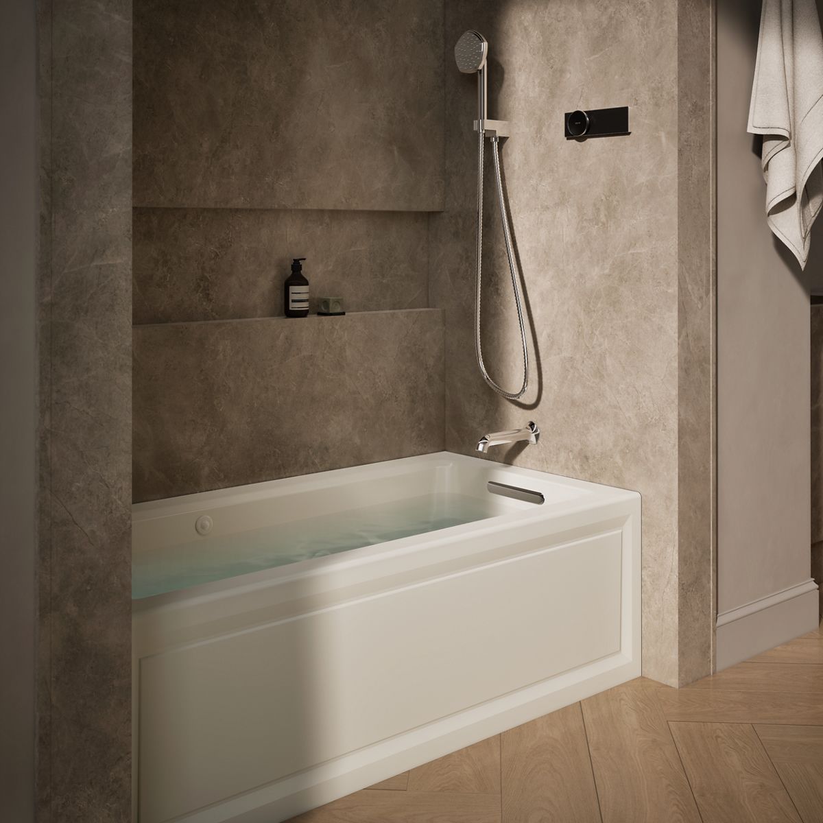 Products in use in close room view