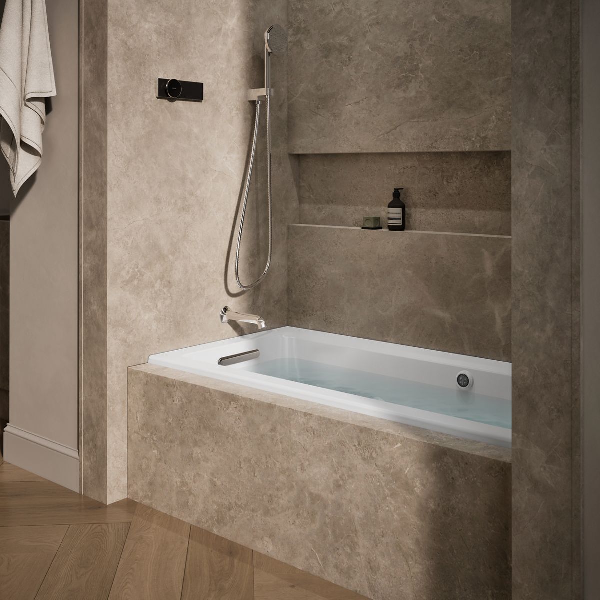 Products in use in close room view