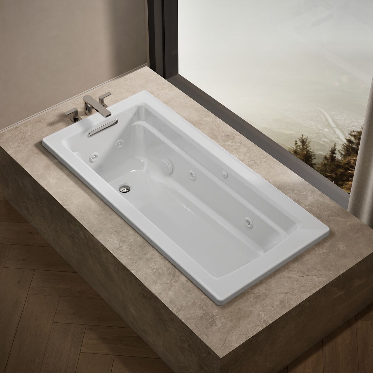 Products in use in close room view