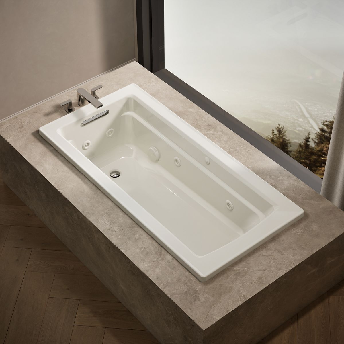 Products in use in close room view