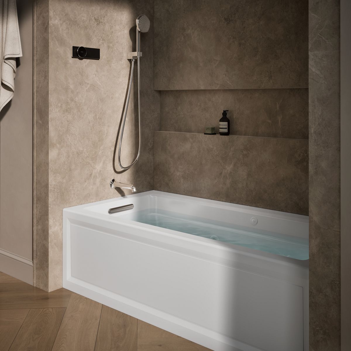 Products in use in close room view