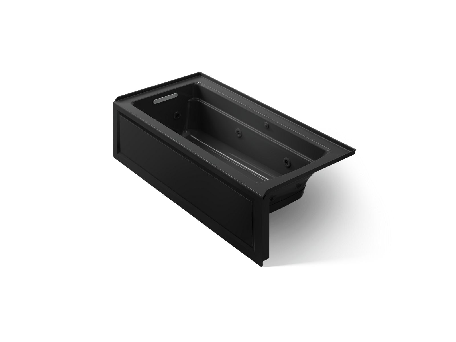 Archer 66" x 32" alcove Heated BubbleMassage air bath and whirlpool, left drain