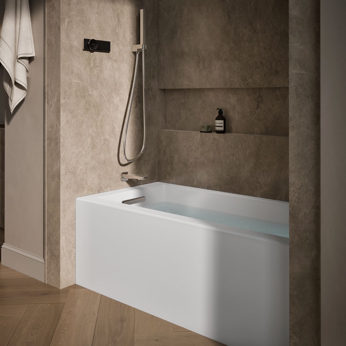 Products in use in close room view